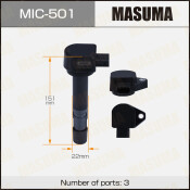 Катушка зажигания Masuma (D17A / EU3 / EU4), арт. MIC-501 Катушка зажигания Masuma (D17A / EU3 / EU4), арт. MIC-501
