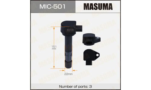 Катушка зажигания Masuma (D17A / EU3 / EU4), арт. MIC-501