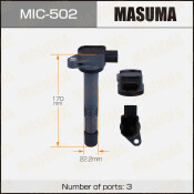 Катушка зажигания Masuma (K20A / K24A), арт. MIC-502 Катушка зажигания Masuma (K20A / K24A), арт. MIC-502
