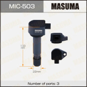 Катушка зажигания Masuma (R18A), арт. MIC-503 Катушка зажигания Masuma (R18A), арт. MIC-503