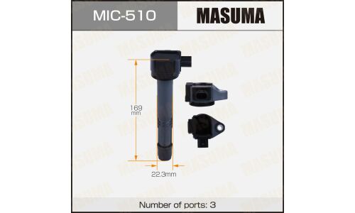 Катушка зажигания Masuma, для Honda Accord / CR-V (K24Z / K24W), арт. MIC-510