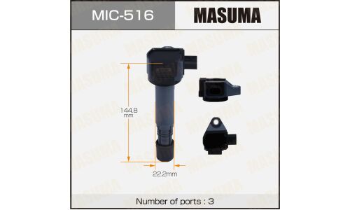 Катушка зажигания Masuma, для Honda Pilot / Crosstour (J35Z4), арт. MIC-516