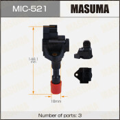 Катушка зажигания Masuma, для Honda Insight (ECA1 / ECA-MF2), арт. MIC-521