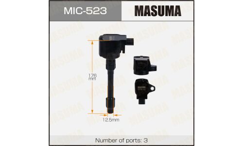 Катушка зажигания Masuma, для Honda CR-V / Fit (L13B / L15B), арт. MIC-523