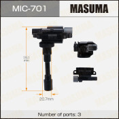 Катушка зажигания Masuma, арт. MIC-701 Катушка зажигания Masuma, арт. MIC-701