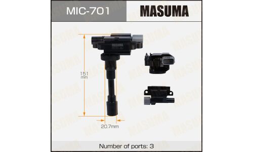 Катушка зажигания Masuma, арт. MIC-701