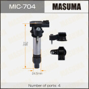 Катушка зажигания Masuma, для Suzuki Grand Vitara / Opel Insignia (A28NER / N32A), арт. MIC-704