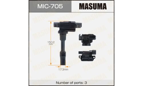 Катушка зажигания Masuma, для Suzuki Jimny (M13A), арт. MIC-705