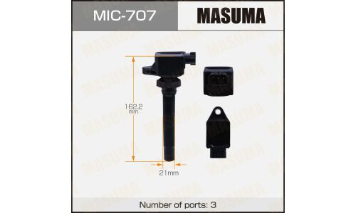 Катушка зажигания Masuma, для Suzuki Grand Vitara (J20A), арт. MIC-707