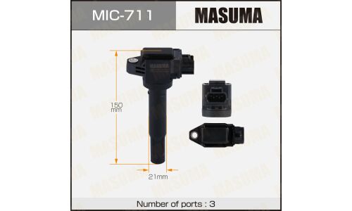 Катушка зажигания Masuma, для Suzuki Wagon R (R06A), арт. MIC-711