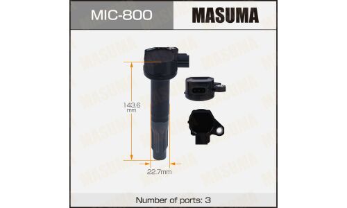 Катушка зажигания Masuma, для Subaru Legacy / Outback (EJ25), арт. MIC-800