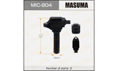 Катушка зажигания Masuma, для Subaru Forester / Impreza (FB20A / FB25), арт. MIC-804