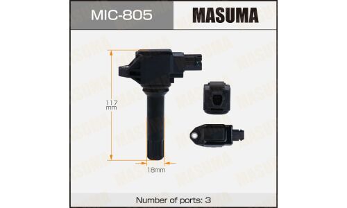 Катушка зажигания Masuma, для Subaru Levorg / XV (FB20W / FB16E), арт. MIC-805