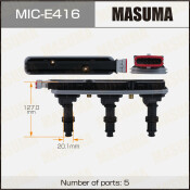 Катушка зажигания Masuma, для Opel Vectra C (Z32SE), арт. MIC-E416 Катушка зажигания Masuma, для Opel Vectra C (Z32SE), арт. MIC-E416