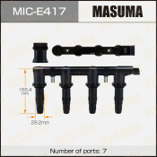 Катушка зажигания Masuma, арт. MIC-E417 Катушка зажигания Masuma, арт. MIC-E417