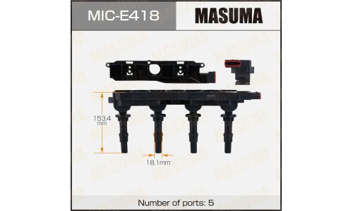 Катушка зажигания Masuma, для Opel Astra / Corsa (Z18XE), арт. MIC-E418