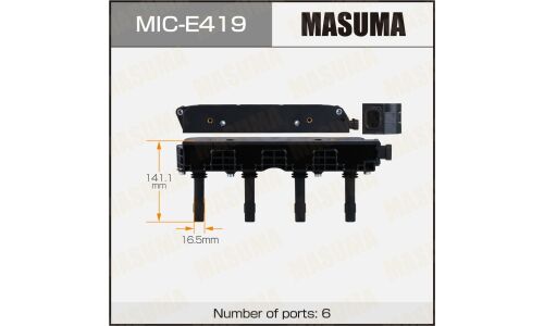 Катушка зажигания Masuma, для Opel Astra / Corsa (X14XE / Z14XE), арт. MIC-E419