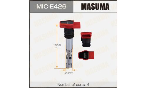 Катушка зажигания Masuma, для Audi A4 / A6 (BBJ / ASN / ALT), арт. MIC-E426