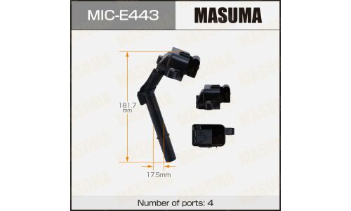 Катушка зажигания Masuma, для Mercedes-Benz CLA-Class (C117) / GLC Coupe (C253) (M274 / M270), арт. MIC-E443