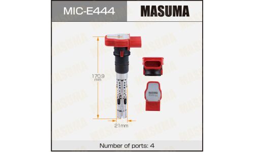 Катушка зажигания Masuma, для Audi A8 (BFM), арт. MIC-E444