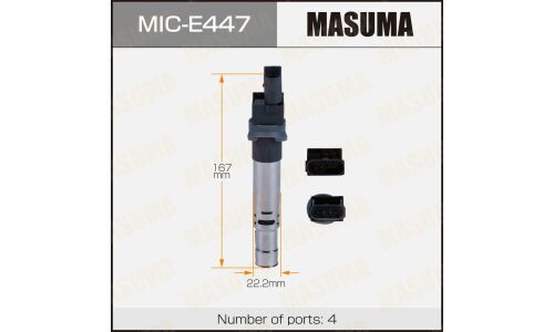 Катушка зажигания Masuma, для Audi A3 / Volkswagen Passat (BDB / BUB), арт. MIC-E447