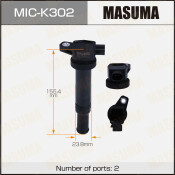 Катушка зажигания Masuma, арт. MIC-K302 Катушка зажигания Masuma, арт. MIC-K302