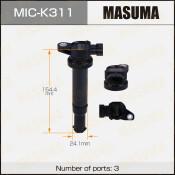 Катушка зажигания Masuma, для Hyundai Santa Fe, KIA Optima (Mu), арт. MIC-K311