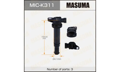 Катушка зажигания Masuma, для Hyundai Santa Fe, KIA Optima (Mu), арт. MIC-K311