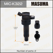 Катушка зажигания Masuma, для KIA Ceed (Gamma), арт. MIC-K322