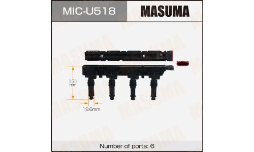 Катушка зажигания MASUMA, OPEL CORSA-D / Z12XEP