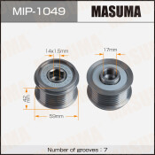 Шкив генератора MASUMA, TOYOTA / 1GR-FE, 2GR-FE, 2GR-FSE, 4GR-FSE, 3GR-FE, 3GR-FSE, 2TR-FE