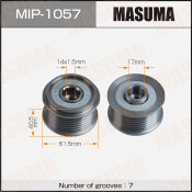 Шкив генератора MASUMA, TOYOTA / 2AZ-FE