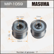 Шкив генератора MASUMA, TOYOTA / 2TR-FE, 1TR-FE