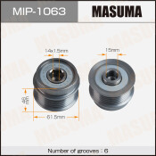 Шкив генератора MASUMA, TOYOTA / 6AR-FSE