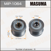 Шкив генератора MASUMA, TOYOTA / 2GR-FKS