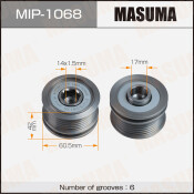 Шкив генератора MASUMA, LEXUS / 8AR-FTS