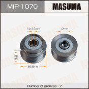 Шкив генератора MASUMA, TOYOTA / 1AZ-FSE, 2AZ-FSE