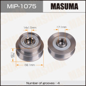 Шкив генератора MASUMA TOYOTA / 1NRFE