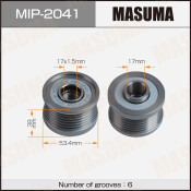Шкив генератора MASUMA, NISSAN / MR16DDT, MR20DE, HR16DE, MR18DE, MR20DE, QR25DE