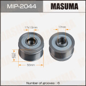 Шкив генератора MASUMA, NISSAN / QR25DE