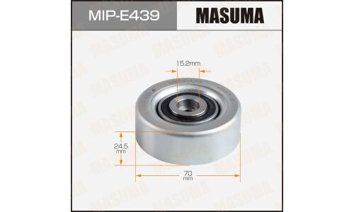 Ролик обводной ремня привода навесного оборудования, M47D20 (204D1), M57D30 (306D1)