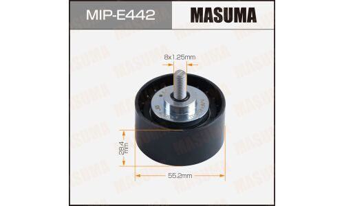 Ролик обводной ремня привода навесного оборудования, N47D20C, N47D20