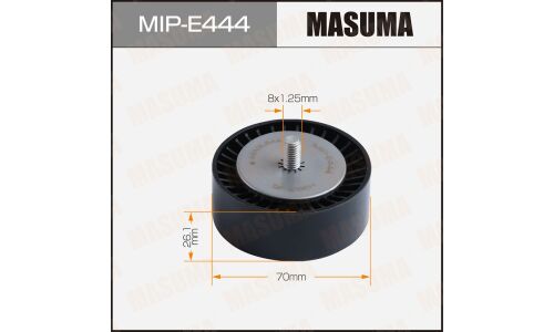 Ролик обводной ремня привода навесного оборудования, M47D20 (204D4), M57D30 (306D3)