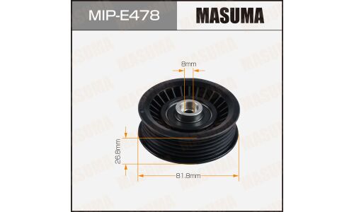 Ролик натяжителя ремня привода навесного оборудования, CEBB, BJL, CECA, BJJ