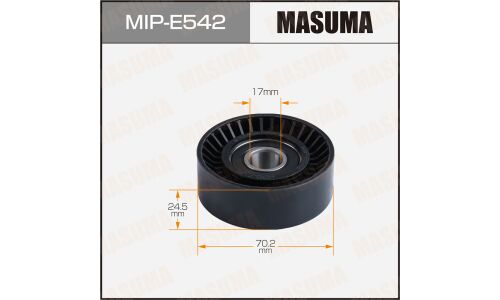 Ролик обводной ремня привода навесного оборудования, 1UR,3UR