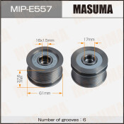 Шкив генератора MASUMA, MERCEDES BENZ / OM601.913, OM604.915, OM604.910, OM605.910, OM605.960