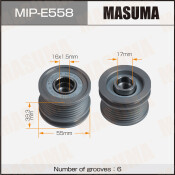 Шкив генератора MASUMA, MERCEDES BENZ / OM611.960, OM604.915, OM604.910, OM651.911, OM611.961