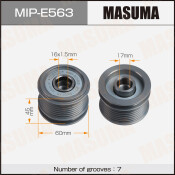 Шкив генератора MASUMA, MERCEDES BENZ / M271.946, M271.942, M271.940
