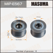Шкив генератора MASUMA, BMW / N43B16AA, N45 B16A, N46B20B, N43B20