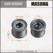 Шкив генератора MASUMA, MERCEDES BENZ / OM642.886, OM642.940, OM642.822
